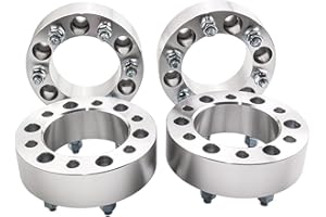 maXpeedingrods 4x Separador de Rueda para Toyota para Land Cruiser Patrol Hilux para Mitsubishi Pajero para Ford para Vauxhall Espaciador de Rueda de139.7mmGrosor 50mm Distanciador de Rueda con Llanta