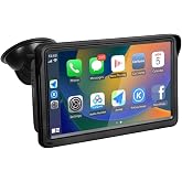 7İn&ccedil; CarPlay&Android Auto Kablosuz Tak &Ccedil;alıştır Multimedya Taşınır Apple Carplay MirrorLink