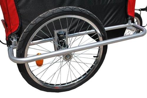 2 in 1 Jogger Fahrradanhänger Fahrrad Anhänger Transportwagen - 7