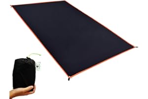 GEERTOP Tapis de Sol imperméable ultraléger pour 1 à 4 Personnes pour Camping, randonnée, Pique-Nique (5 Tailles)