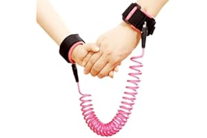 OrionMart Anti Lost Wrist Link Belt for Toddlers Safety Leash Boys & Girls – Soft Comfortable Breathable Wrist Reins 1.5/2.5m for Travel & Walk –Wrist Reins for Toddlers