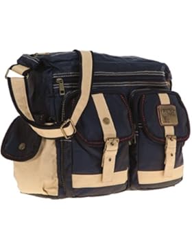 Schultertasche ELEPHANT Umhängetasche SOMBOO Tasche OUTDOOR Schwarz