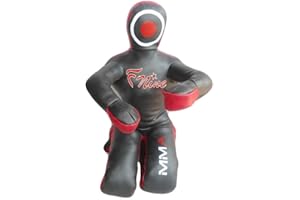 FNINE MMA Judo dummy, Sitting Position for wrestling, brazillian jiu jitsu, mixed martial arts kick boxing, unfilled dummy