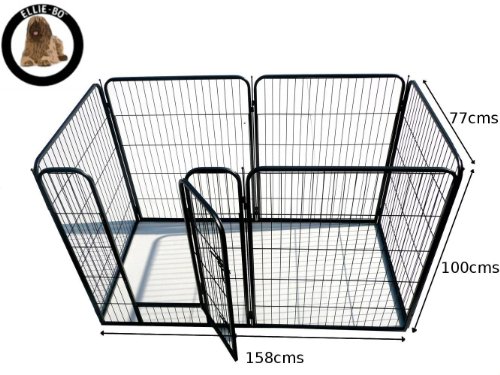 Ellie-Bo-Heavy-Duty-Modular-Puppy-Exercise-Play-Whelping-Pen