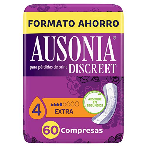 Ausonia Discreet Compresas Extra Para Pérdidas De Orina 60u