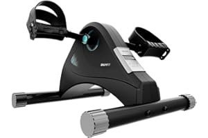 Cecotec Statisches Fahrrad Drumfit Crossfit 1000 Eolo. Manuell Einstellbarer Luftwiderstand, Ventilator, Vertikal Verstellbarer Sattel, LCD-Display, Bidirektionales Treten, Kompakte Größe