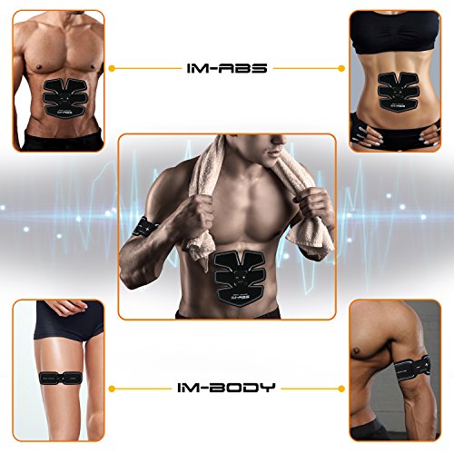 Bauchmuskeltrainer Fitness Geräte Elektrostimulation Massagegerät Muskelaufbau und Fettverbrennungn Unterstützen Automatische Übungen Maschine - 3