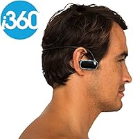 Swimming MP3 Player Underwater Waterproof to 3 Meters - Wireless 4GB MP3 Player - Listen to your Music Whilst Swimming/Running/Training/Gym Fuss Free without a Cord! - New Design i360&reg; Waterproof Sport MP3 Music Player in Black
