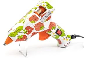 VAPPORE Pistola Silicona Caliente para Manualidades 20W. Incluye 8 Barras de Silicona de 7mm. Pistola de Silicona bricolaje y reparaciones en el Hogar, Oficina, Colegio. Pistola de Silicona niños pequeños