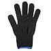 KING DO WAY Black Heat Resistant Protective Gloves Mittens For Hair Straighteners Hair Curler