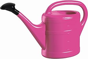 ‎ERHARD-TRADING Colourful Garden Watering Can 5 Litres with Spray Head (Pink)