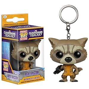 Funko Pop Llavero de Rocket Raccoon (Guardianes de la Galaxia) - Imagen 3