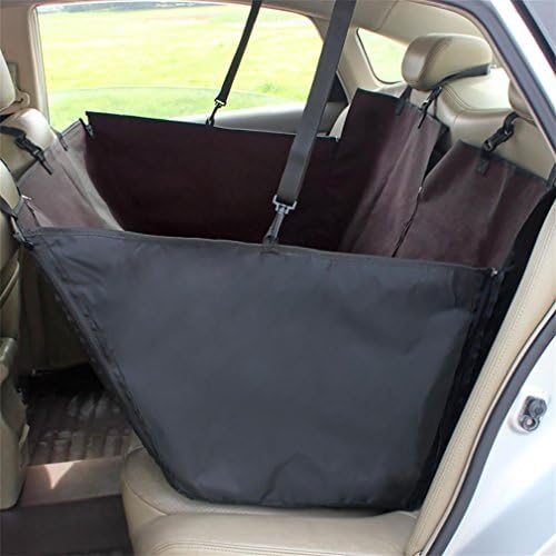 LPY-Car Seat Cover Pet Hammock Waterproof scratch-free and non-slip protector , coffee color