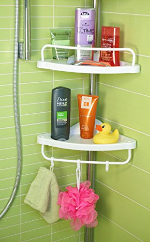 stardis Teleskop-Eckregal mit 4 Ablagen Duschecke - 8