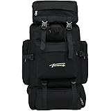 lahomia Deluxe Outdoor Zaino Trekking 70L Zaino Solido Pacchetto di Giorno Trekking All'aperto Alpinismo Avventura Zaino Extr