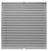 Produktbild Plissee auf Maß verschiedene Farben für alle Fenster Montage in der Glasleiste Blickdicht mit Spannschuh Sonnenschutzrollo Fensterrollo Plissee Rollo Hellgrau Breite: 51-60 cm, Höhe: 151-200 cm
