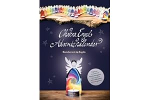 AMAN ARDA WUNDERWERK & AXEL HEBENSTREIT Chakra Papier-Engel Adventskalender (Weihnachts-Bastelset mit 24 Engeln)