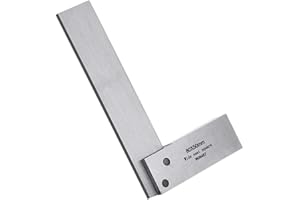 ILS I LOVE SHOPPING KUNSE Machiniste Square 90 Angle Droit De L'Ingénieur Set De Précision en Acier Au Sol Durci Angle Ruler-80X50mm