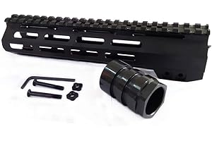 HWZ 7" 9" 10" 12" 13.4" 15" 17" inch AR15 Free Float for Mlok Compatible Keymod Handguard for Hunting Trail Tactical Rifle Scope Mount w Steel Nut