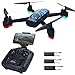 Produktbild AICase JXD 518 RC Quadcopter 720P HD Camera Wifi FPV GPS Mining Point Drone 2.4GHz 6 Axis Gyro Mini Drone 360°Rotation Headless Mode + 3 Batteries