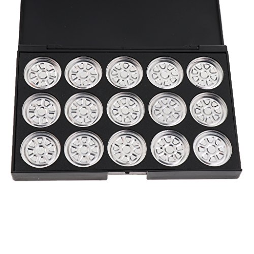 Schwarz Make-up-Palette Leer Lidschatten Rouge Fall Kosmetische Sammlung Groß - 5