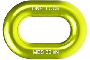 Spider SLACKLINES - Anneau de Blocage en Aluminium - 50x35 Vert