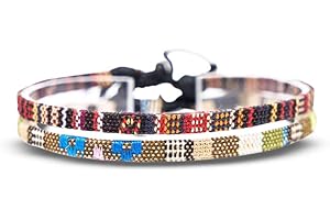 Made by Nami Surfer Fußband 2-er Set Damen & Herren - Dünnes Boho Hippie Ethno Fußkettchen - Handmade Strand Festival Accessoires - Wasserfest & Verstellbar - 100% ökol. Baumwolle (Braun & Safari)