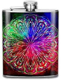 Petacas Artículos y equipo de servicio para la restauración Wdskbg 7 oz Skull Rage Flask for Liquor for Men Metal Stainless Steel Flasks New11