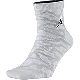 jordan elephant 2017 Jordan Calcetines - Elephant Quarter Color Blanco/Gris/Negro Tamaño:, Hombre, Blanco, 38/42