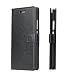 Produktbild HUAWEI P10 Plus Wallet Hülle, Aomo HUAWEI P10 Plus Hülle [Wallet Hülle] [Ständer Feature] [Karteninhaber] PU Leder schützende Handy Hülle Cover für HUAWEI P10Plus (5,5 Zoll)-schwarz
