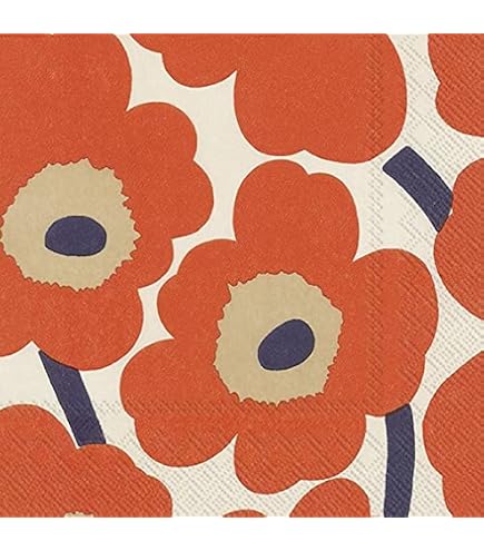 Ideal Home Range Papierservietten – 33x33 Cm, 3-lagig, Bunt Bedruckt, 20 Stück