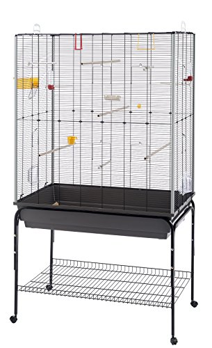 Ferplast Planeta Cage Oiseau Avec Pied Sur Roulette Pour