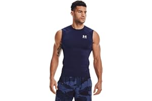 Under Armour Homme Gilet De Compression Heatgear, Black/White