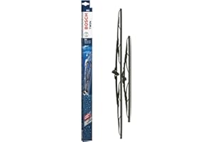 Bosch Automotive - Balais d'Essuie - Glace Plats Conventionnel Twin 653, Longueur: 650 mm/400 mm - 1 Paire de Balais avant front Voiture