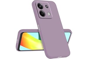 Longstong Funda Compatible con Redmi Note 13 5G (6.67"), Delgada Antigolpes Personalizada Diseño Minimalista - Hierba púrpura