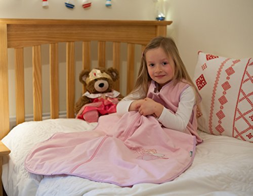 Schlummersack Baby Sommerschlafsack ungefüttert 0.5 Tog – Pink Fairy – erhältlich in verschiedenen Größen: von Geburt bis 6 Jahre - 2