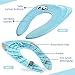 Jerrybox Foldable Travel Potty Seat for Babies, Toddlers Potty Seat, Toilet Training with Carrying Bag (Blue)