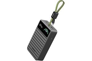 UGREEN Nexode Powerbank 20000mAh 55W, CCC-certifierad | 55W för Xiaomi-enheter, 45W PD, inbyggd USB-C-kabel + USB-C- och USB
