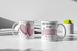 SAQUITOMAGICO Esta Taza Pertenece al/a la Mejor. del Mundo!!!!.-Taza Regalo para Esa Persona Especial Que Tanto Quieres (Cuñada)