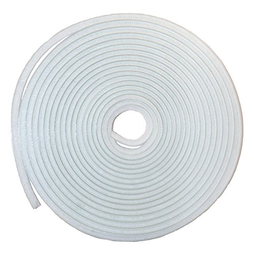 Zugluftstopper mit Borsten / Bürstendichtung für Lücken 3-5 mm, 6 m, Weiß - 4