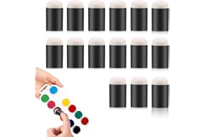 AOEVUIR 15 Pcs Spugna Dito Daubers per Pittura Artistica Bambini e Artigianato