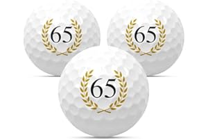 MYNT Golfbälle im 3er Set zum Geburtstag Golfgeschenk Golf Geburtstagsgeschenk Geschenk Geschenkidee Jubiläum Jahrestag Happy Birthday 18 20 22 25 30 33 35 40 44 45 50 55 60 65 66 70 75 77 80 85 88 90