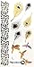 Beautiful Metallic Temporary Tattoos - (Various Designs) by ReignBeau B (Animal Print Birds and Feathers)