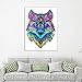 Produktbild adgkitb canvas 30x45cm KEIN Rahmen Intim EIS Schnee Wolf Dekoration Malerei a3
