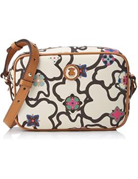 Tous Damen Kaos Mossaic Kuriertasche, Mehrfarbig (Arena-Camel), 7x18x22 centimeters