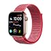 Produktbild METEQI für Apple Watch Armband, Nylon Sport Schlaufe Handgelenk Uhrband Ersatz Armreif Uhrenarmband für iWatch Apple Watch Series 3, Series 2, Series 1, Edition (38mm/40mm, Hibiskus Pink)