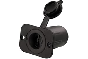 Scotty Depthpower Marinco Elektrische Steckdose schwarz #2126