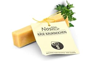 Nosli Kość serowa dla psa • naturalny ser dla psów • kość do żucia z twardego sera • ser kość do żucia z mleka krowiego • przyjemność z żucia i pielęgnacja zębów • S (30-50 g)