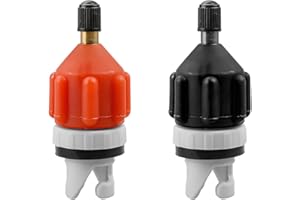 Tabanzhe Inflatable Boat SUP Pump Adaptor-2PCS Air Valve Pump Converter Universal Pumping Head Connector Multifunctional Tool for Inflatable Rowing Boat Stand Up Paddle Board Kayak