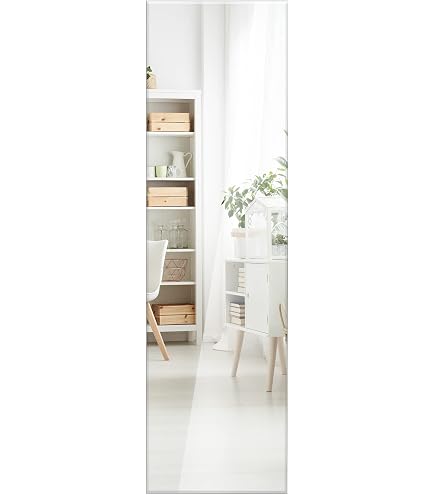 Emiif Autocollant Miroir Mural 50 X 150 Cm – Film Miroir Acrylique – Décoration Salle De Bain, Chambre, Cuisine